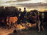The Peasants of Flagey Returning from the Fair_ Ornans by Gustave Courbet